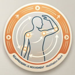 Des séquences de mobilisation douce pour lubrifier vos articulations et retrouver votre amplitude naturelle.